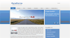 Desktop Screenshot of dynaforms.com
